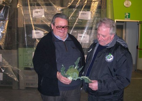 Franco Piccioli, responsabile vendite Cora Seeds insieme a Pierino Di Tulio di Ortobio Val Tavo.